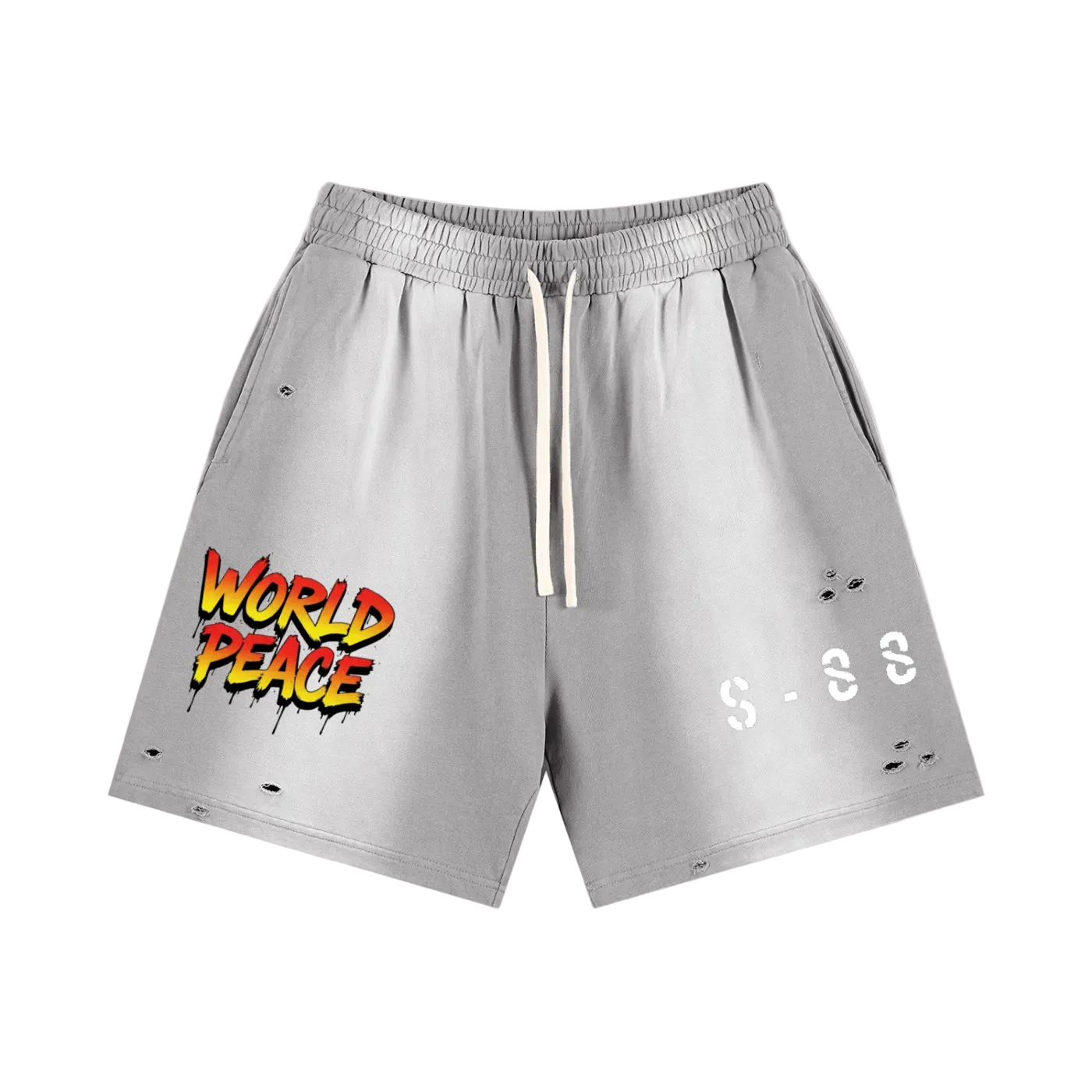 “S-88” Distressed Shorts