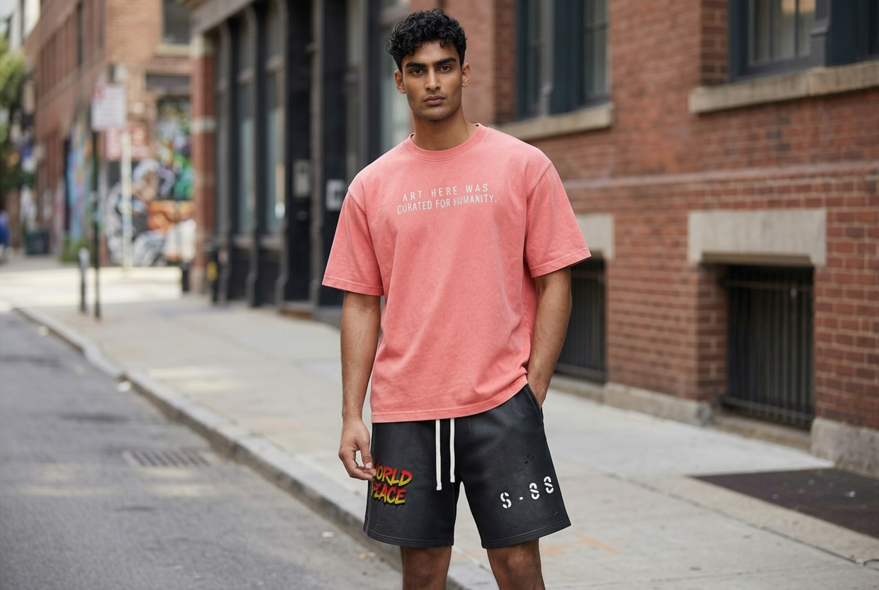 “S-88” Distressed Shorts